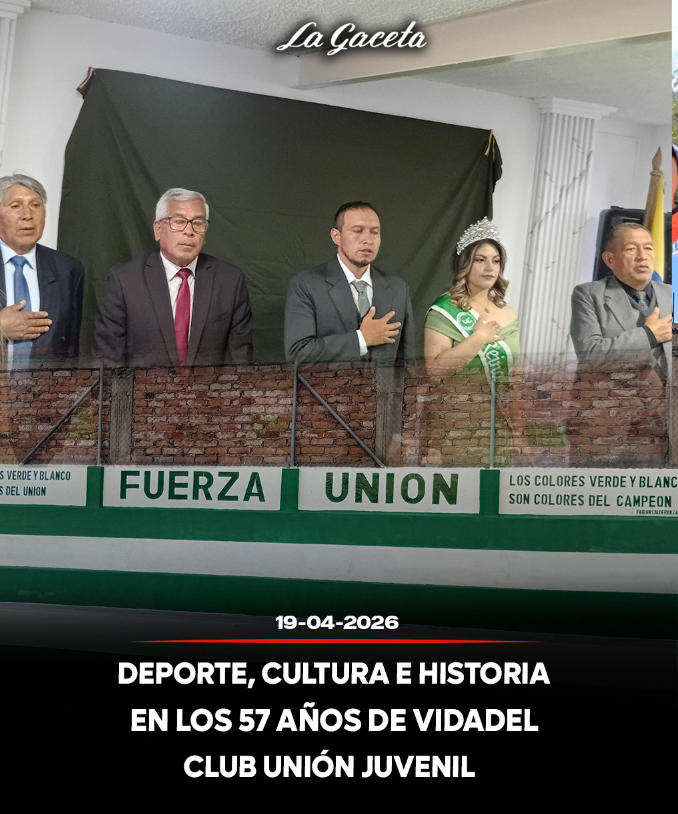 Deporte, Cultura e Historia en los 57 años de vidadel club Unión Juvenil