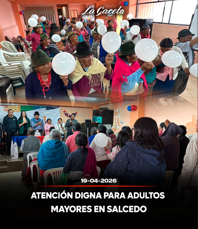Atención digna para adultos mayores en Salcedo