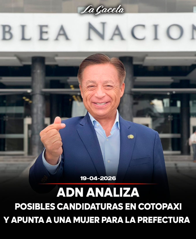 ADN analiza posibles candidaturas en Cotopaxi y apunta a una mujer para la prefectura