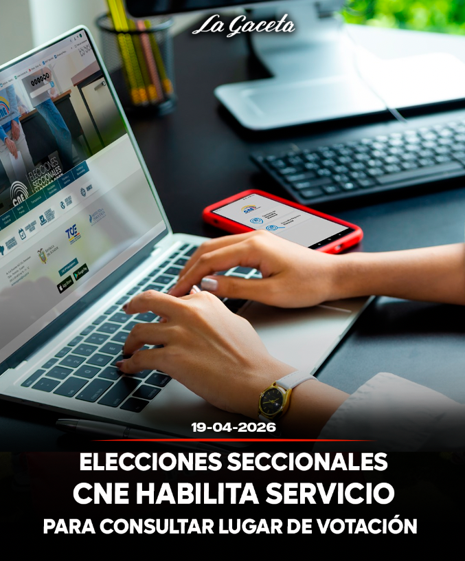 CNE habilita servicio para consultar lugar de Votación