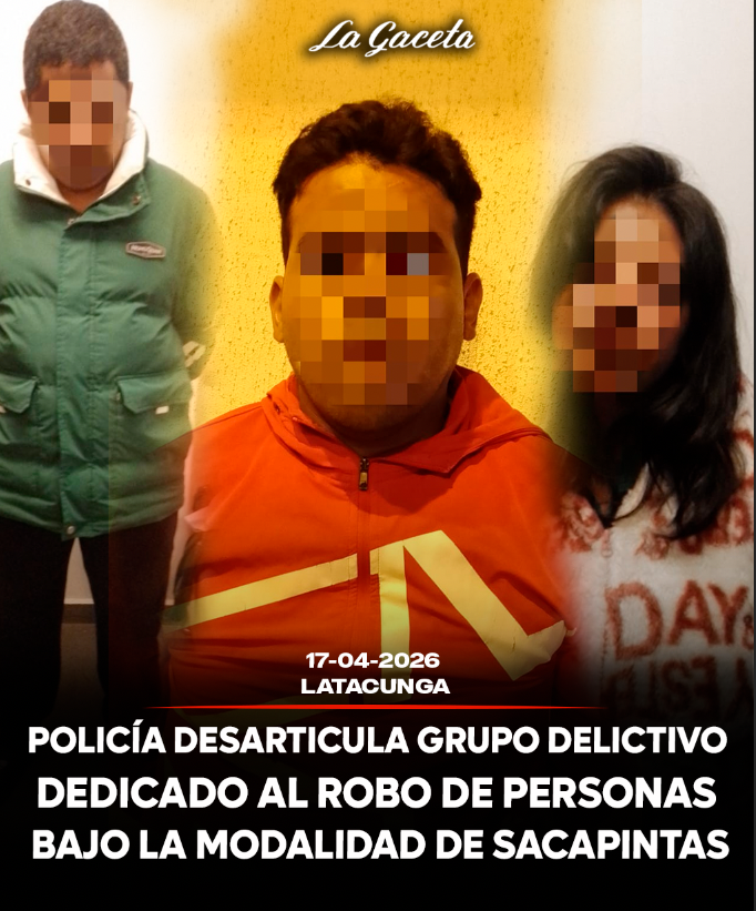 Policía desarticula grupo delictivo