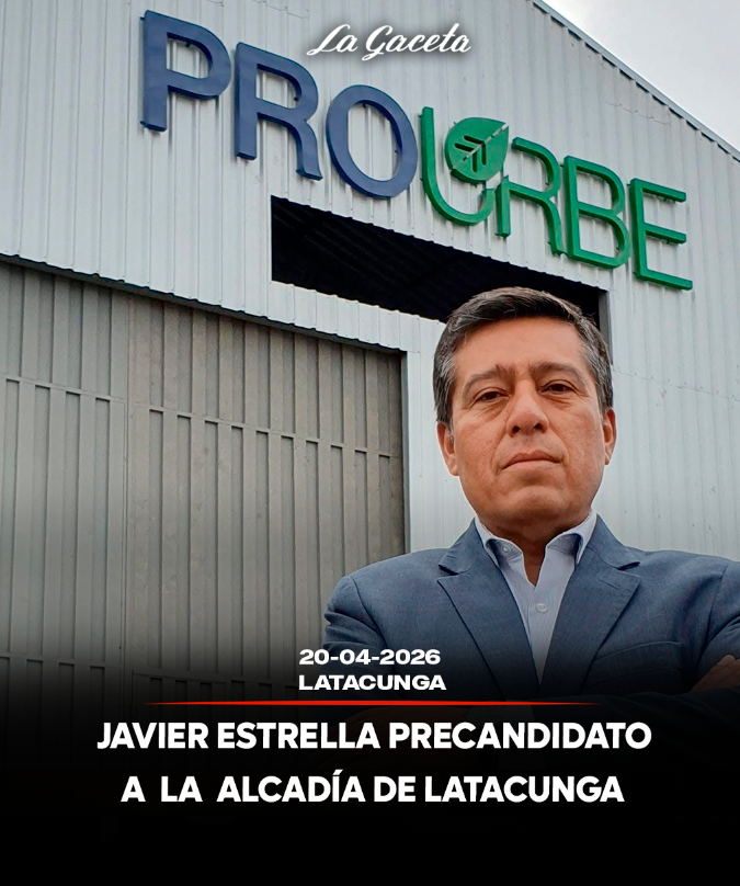 Javier Estrella precandidato a la alcaldía de Latacunga 