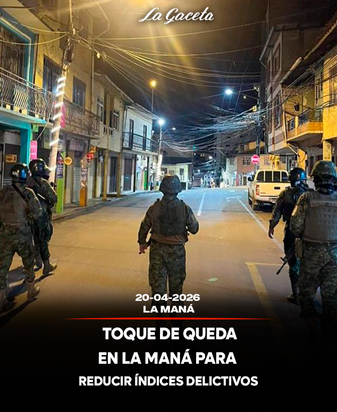Toque de queda en La Maná para reducir índices delictivos 