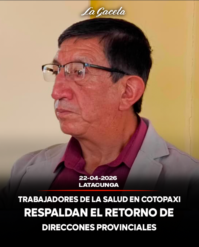 TRABAJADORES DE LA SALUD EN COTOPAXI