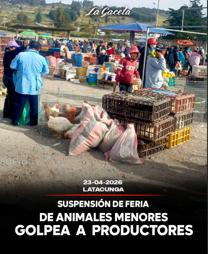 Suspensión de feria de animales menores golpea a productores