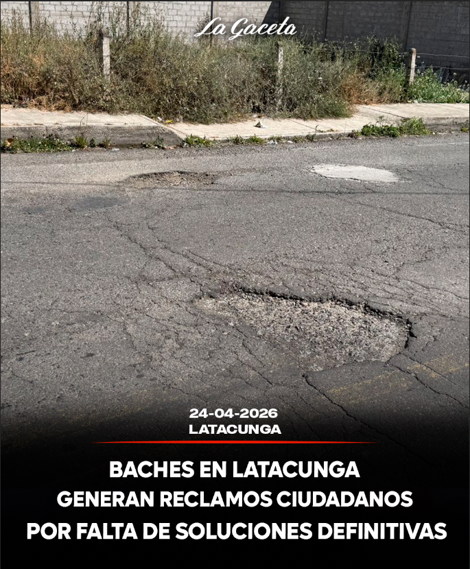 Baches en Latacunga generan reclamos ciudadanos por falta de soluciones definitivas
