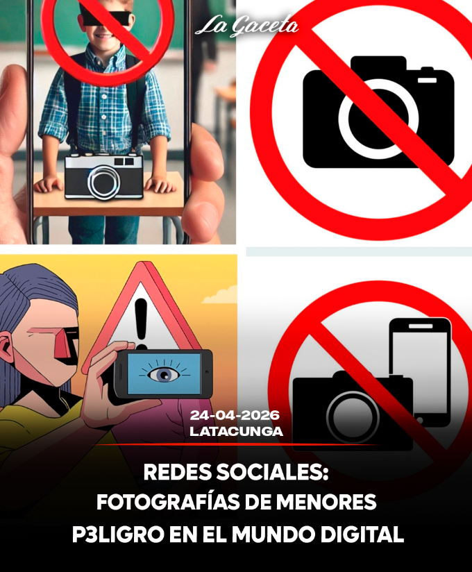 Fotografías de menores peligro en el mundo digital 