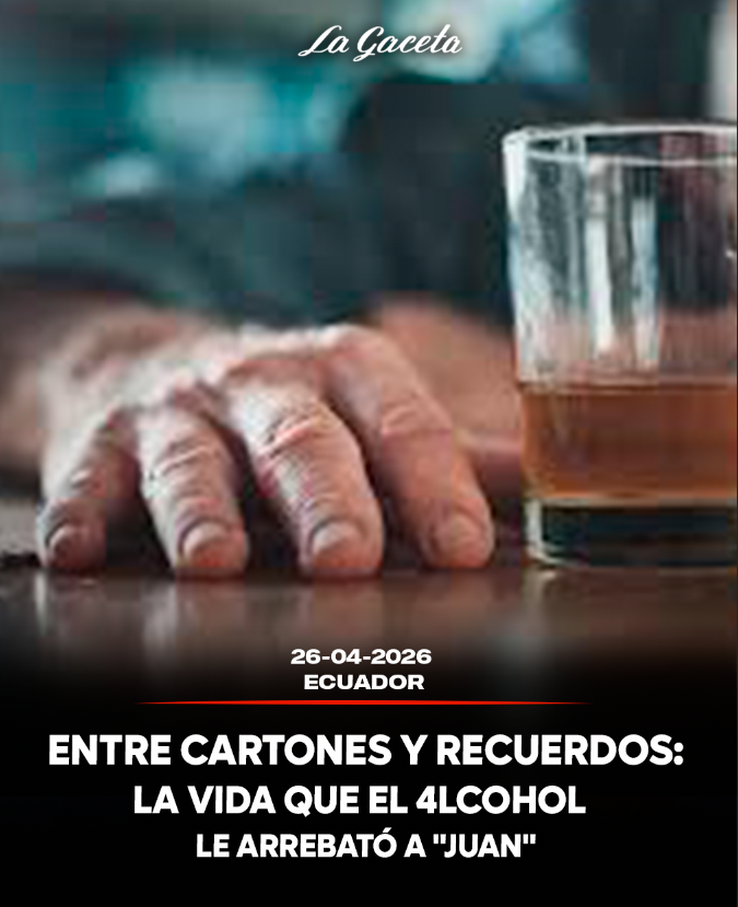 Entre cartones y recuerdos: la vida que el alcohol le arrebató a “Juan”