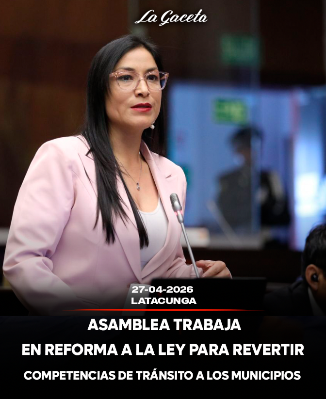 Asamblea trabaja en reforma a la ley para revertir las competencias de tránsito a los Municipios