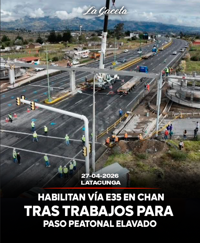 Habilitan la vía E-35 en Chan tras trabajos para paso peatonal elevado