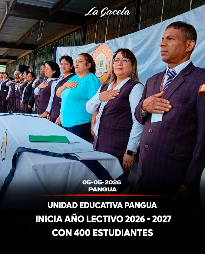 Unidad Educativa Pangua inicia año lectivo 2026-2027 con 400 estudiantes