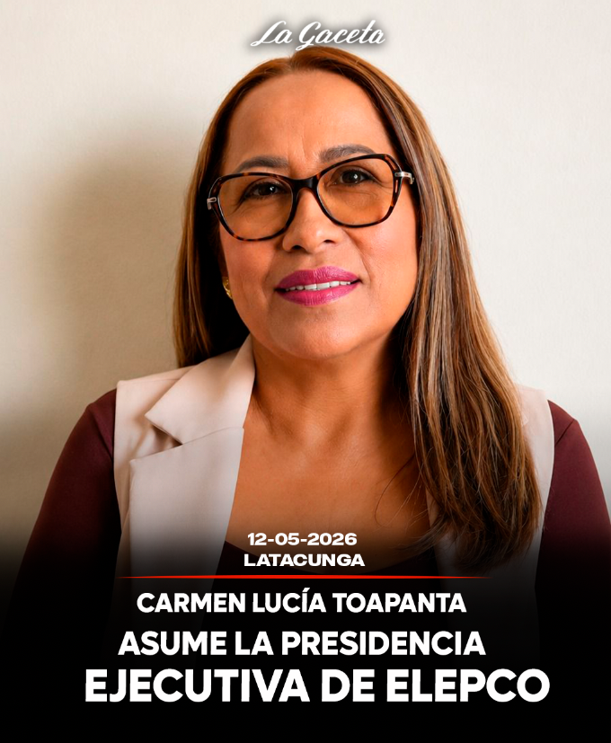 Carmen Lucía Toapanta asume la Presidencia Ejecutiva de ELEPCO