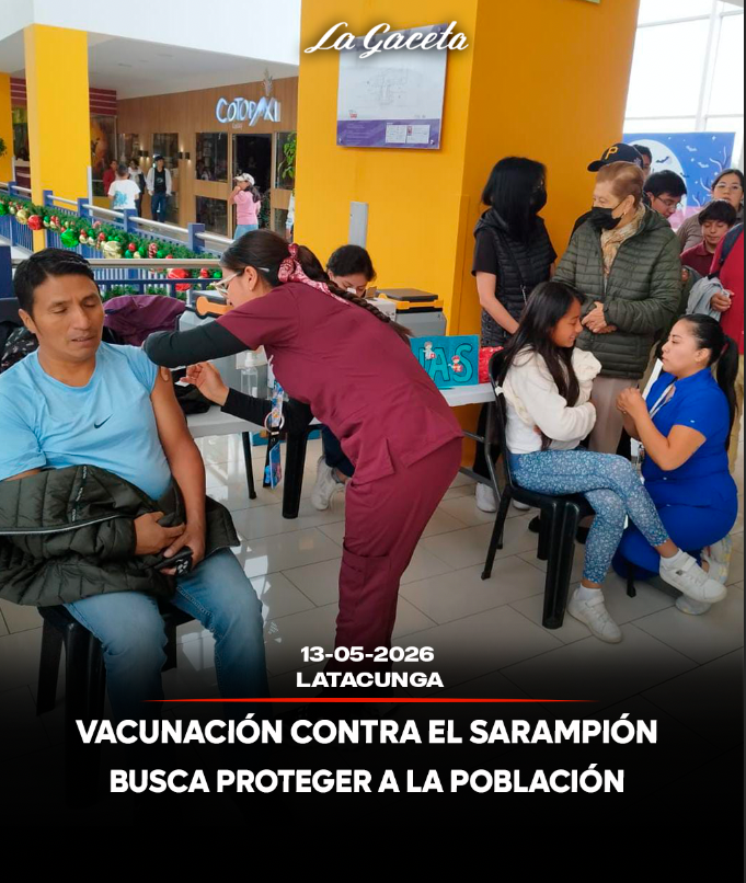 Vacunación contra el sarampión busca proteger a la población