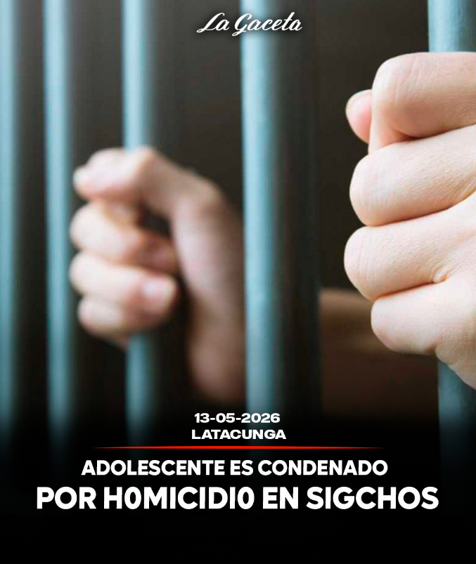 Adolescente es condenado por homicidio en Sigchos