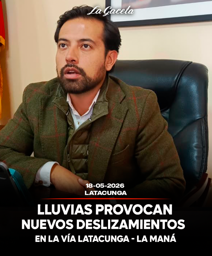 Lluvias provocan nuevos deslizamientos en la vía Latacunga-La Maná