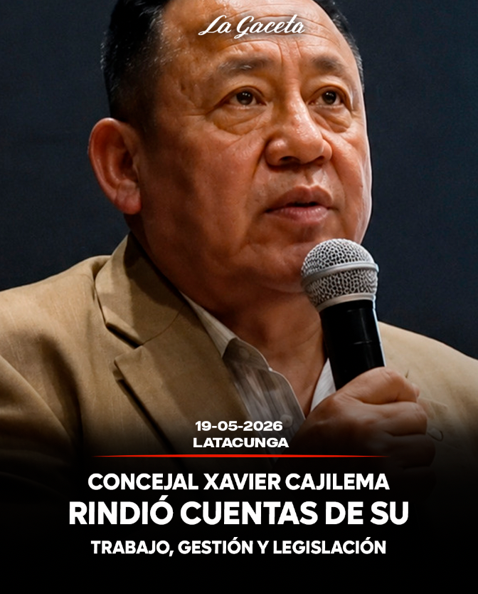 Concejal Xavier Cajilema