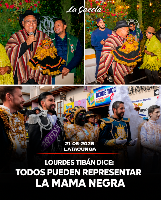 Todos pueden representar la Mama Negra