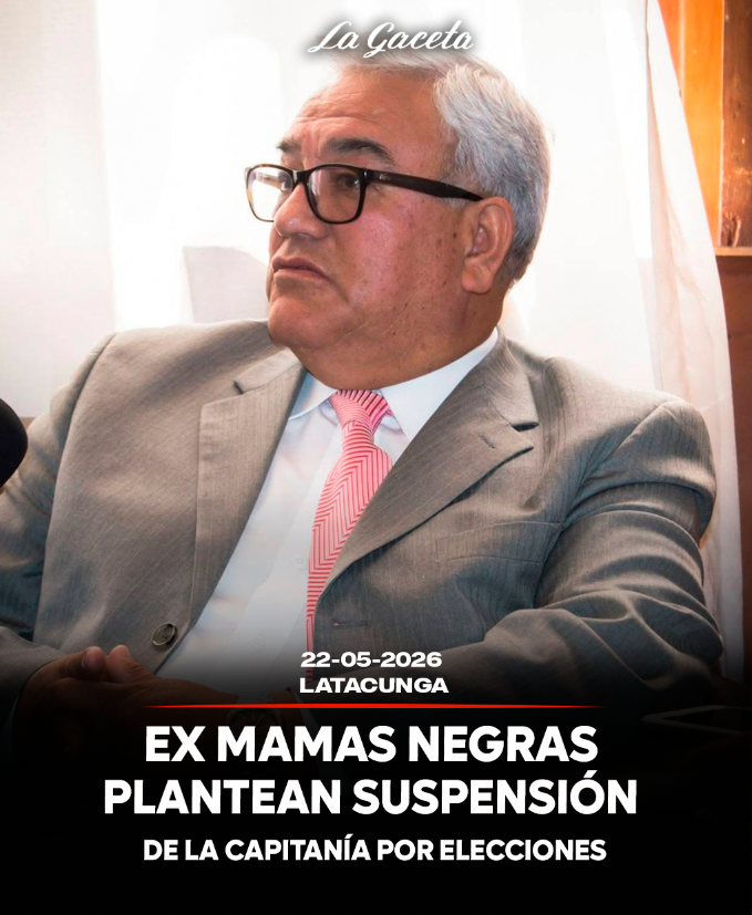 Ex Mama Negras plantean suspensión de la Capitanía por elecciones