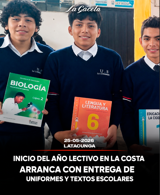 Inicio del año lectivo en la Costa arranca con entrega de uniformes y textos escolares