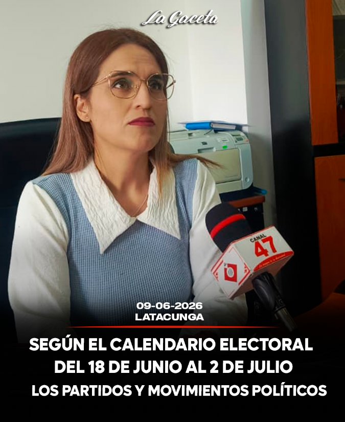 Según el calendario electoral del 18 de junio al 2 de julio los partidos y movimientos políticos realizarán las primarias