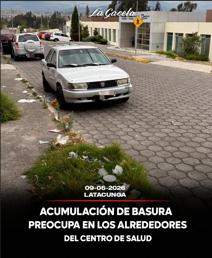 Acumulación de basura preocupa en los alrededores del Centro de Salud