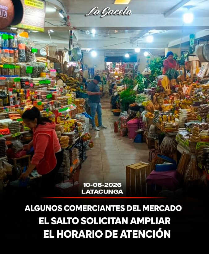 Algunos comerciantes del mercado El Salto solicitan ampliar el horario de atención