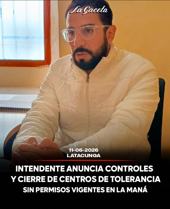 Intendente anuncia controles y cierre de centros de tolerancia sin permisos vigentes en La Maná