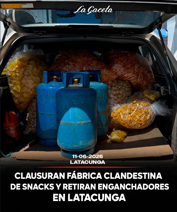 Clausuran fábrica clandestina de snacks y retiran enganchadores en Latacunga