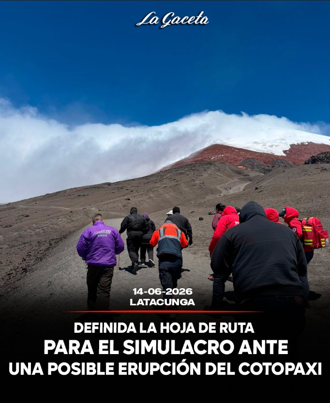 Definida la hoja de ruta para el simulacro ante una posible erupción del Cotopaxi