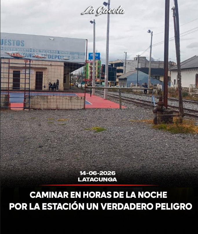 Caminar en horas de la noche por la Estación un verdadero peligro