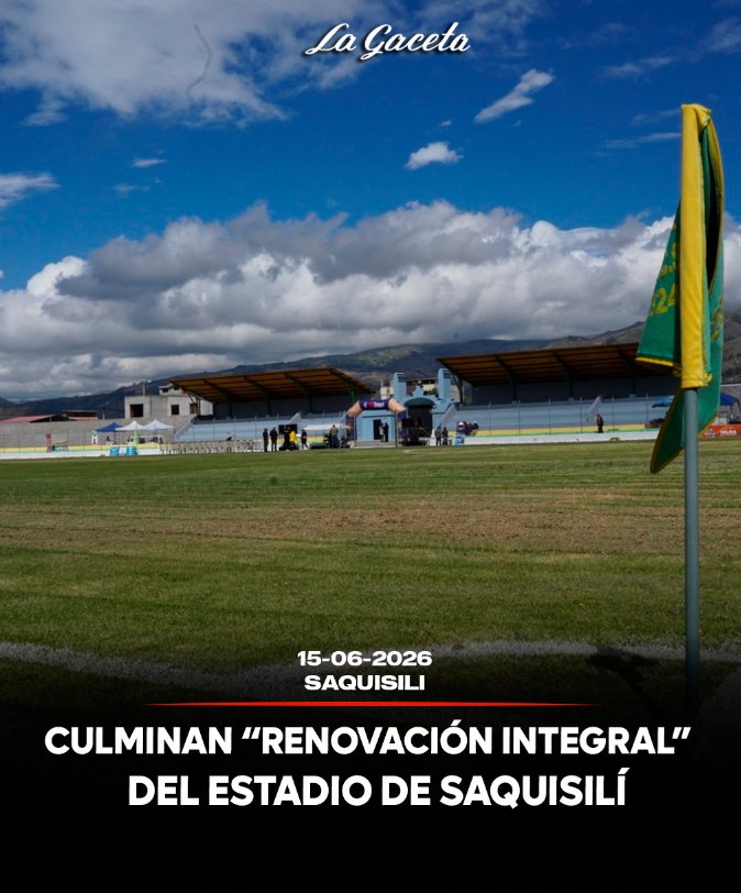 Culminan “renovación integral” del Estadio de Saquisilí