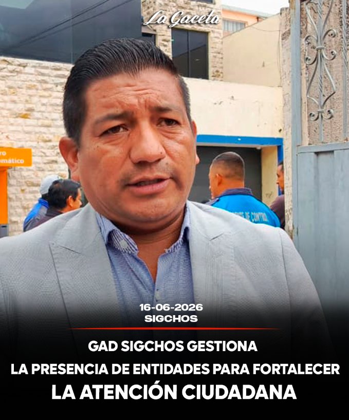GAD Sigchos gestiona la presencia de entidades para fortalecer la atención ciudadana
