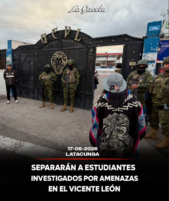 Separarán a estudiantes investigados por amenazas en el Vicente León