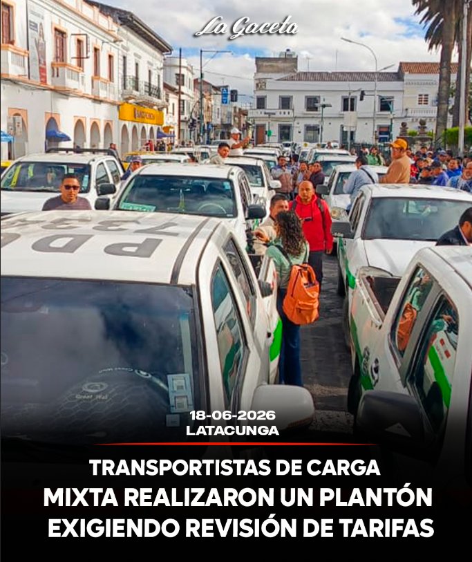 Transportistas de carga mixta realizaron un plantón exigiendo revisión de tarifas