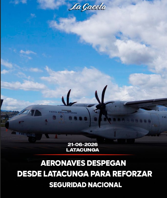 Aeronaves despegan desde Latacunga para reforzar seguridad nacional