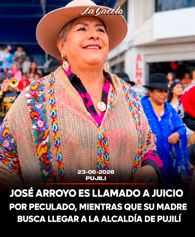 José Arroyo es llamado a juicio por peculado, mientras que su madre busca llegar a la Alcaldía de Pujilí