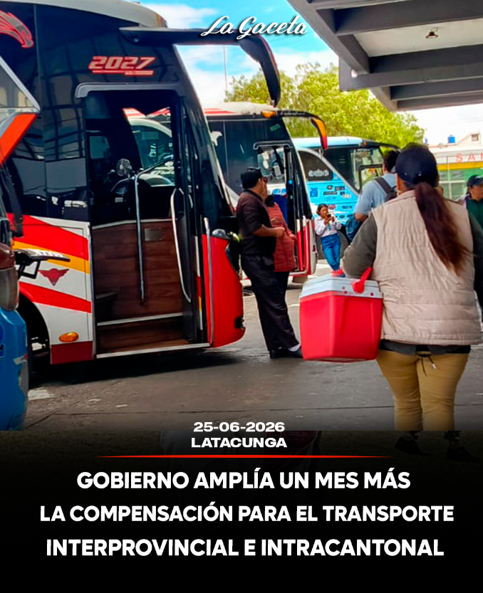 Gobierno amplía un mes más la compensación para el transporte interprovincial e intraprovincial
