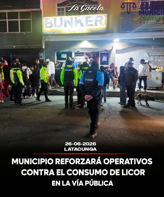 Municipio reforzará operativos contra el consumo de alcohol en la vía pública