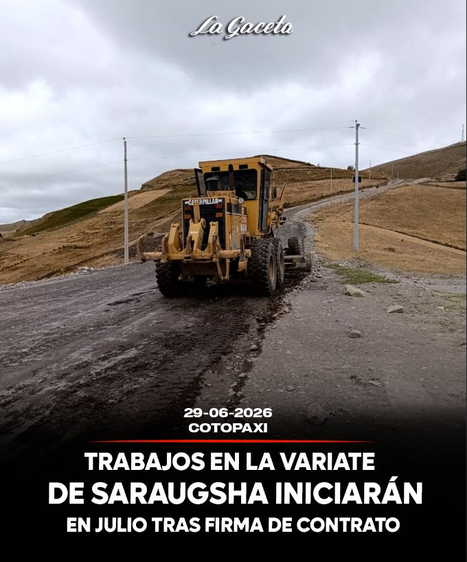 Trabajos de la variante de Saraugsha iniciarían en julio tras la firma del contrato