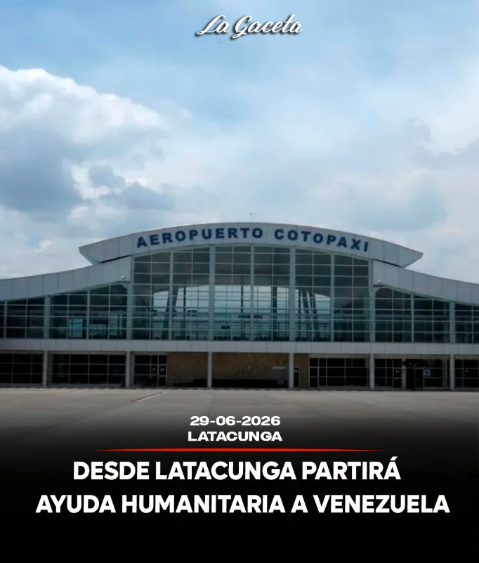 Desde Latacunga partirá ayuda humanitaria a Venezuela 