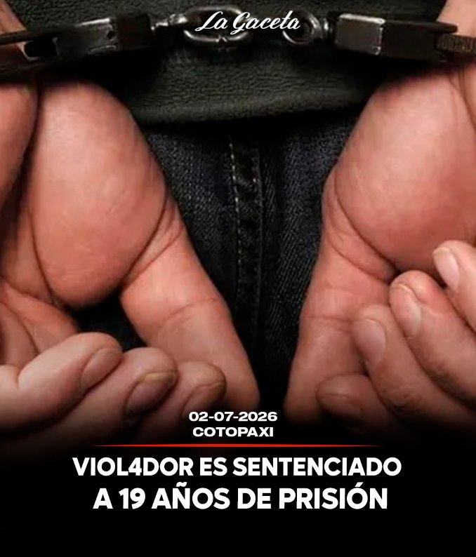 Violador es sentenciado a 19 años de prisión