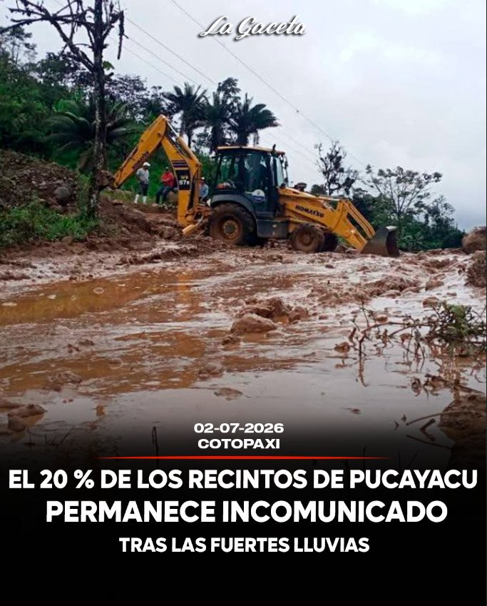 El 20 % de los recintos de Pucayacu permanece incomunicado tras las fuertes lluvias