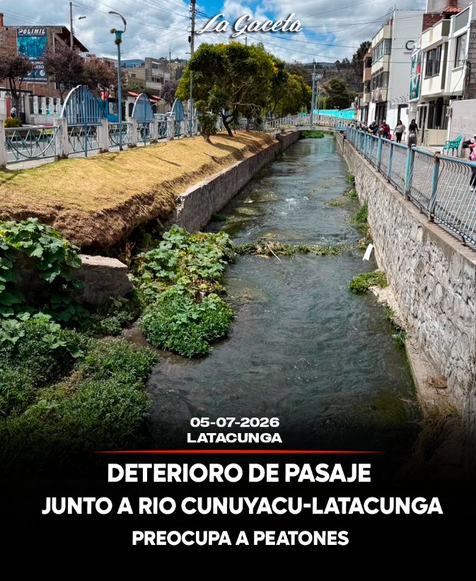 Deterioro de pasaje junto al río Cunuyacu-Latacunga preocupa a peatones 