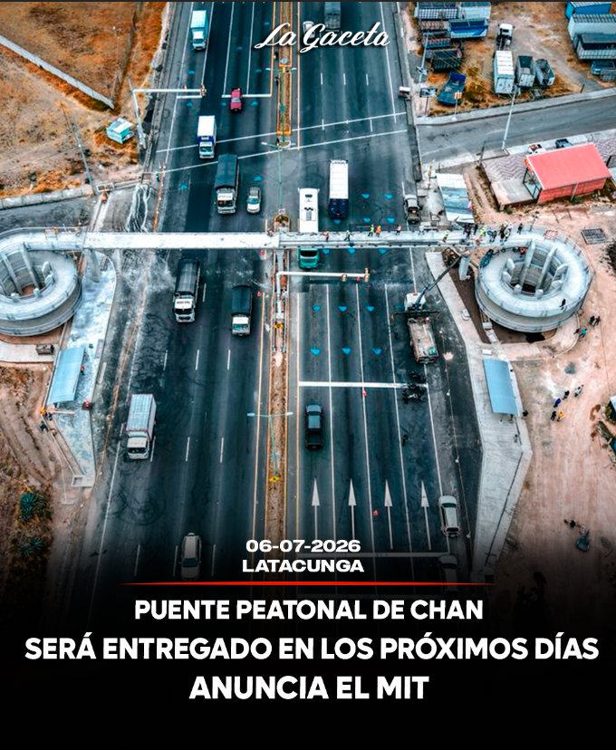 Puente peatonal de Chan será entregado en los próximos días, anuncia el MIT