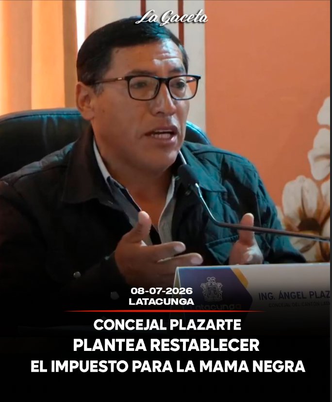 Concejal Plazarte plantea restablecer el impuesto para la Mama Negra