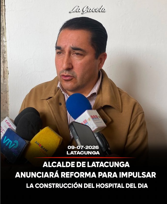 Alcalde de Latacunga anunciará reforma para impulsar la construcción del Hospital del Día