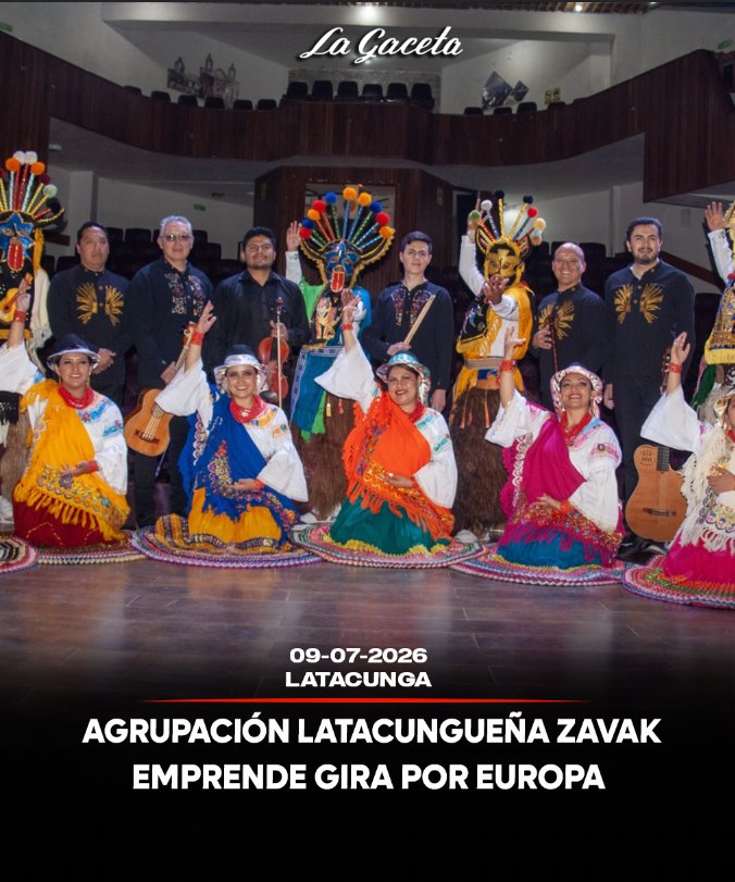 Agrupación latacungueña ZAVAK emprende gira por Europa