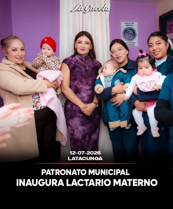 Patronato Municipal inaugura lactario materno