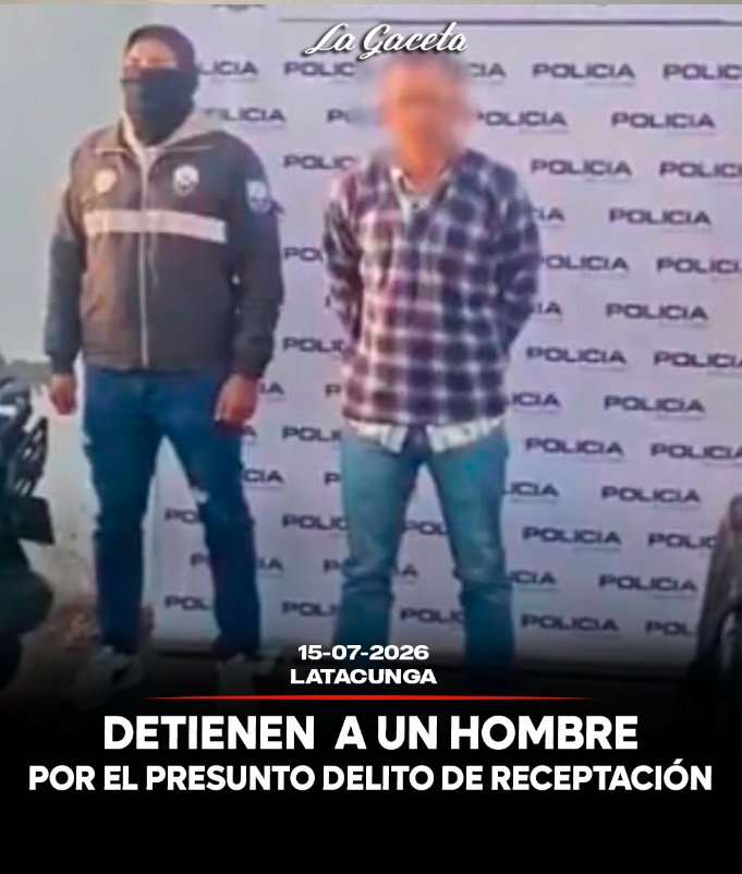 Detienen a un hombre por el presunto delito de receptación