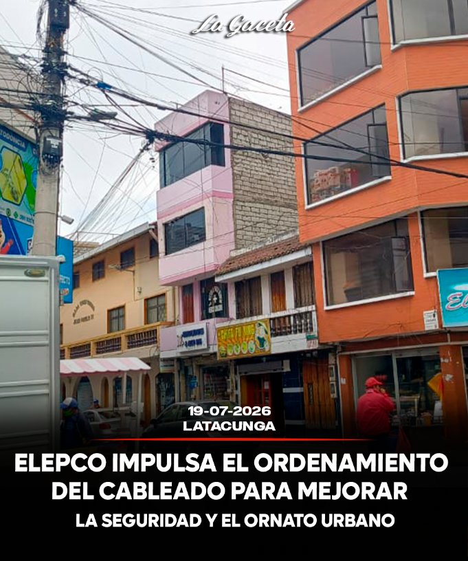 Elepco impulsa el ordenamiento del cableado para mejorar la seguridad y el ornato urbano